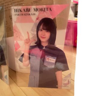 ケヤキザカフォーティーシックス(欅坂46(けやき坂46))の櫻坂46 森田ひかるさん　クリアポストカード(アイドルグッズ)