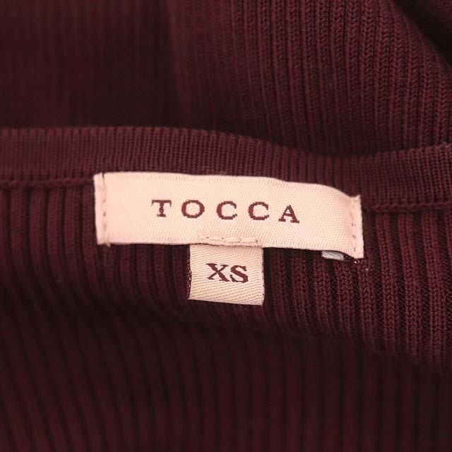 TOCCA(トッカ)のトッカ TOCCA BIS BIS ボレロ ニット カーディガン XS ボルドー レディースのトップス(カーディガン)の商品写真