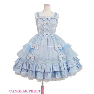 Angelic Pretty - Candyストライプリボンジャンパースカート