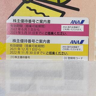 エーエヌエー(ゼンニッポンクウユ)(ANA(全日本空輸))のANA株主優待券　2枚(その他)