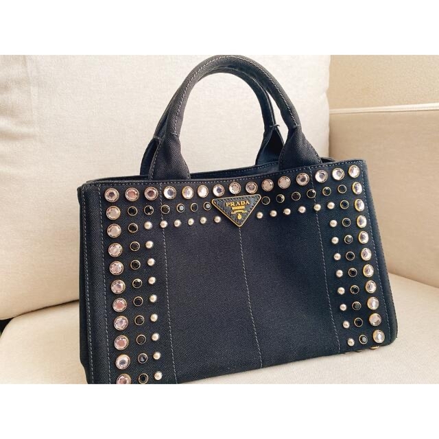 PRADA カナパトートバッグ S カナパビジュ-