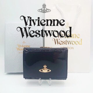 ヴィヴィアンウエストウッド(Vivienne Westwood)の【新品未使用】ヴィヴィアン・ウエストウッド 三つ折財布 ブラック(財布)