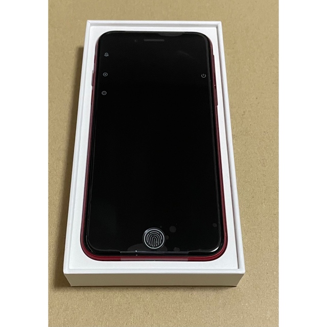 iPhone(アイフォーン)のアップル iPhoneSE 第3世代 64GB レッド  スマホ/家電/カメラのスマートフォン/携帯電話(スマートフォン本体)の商品写真