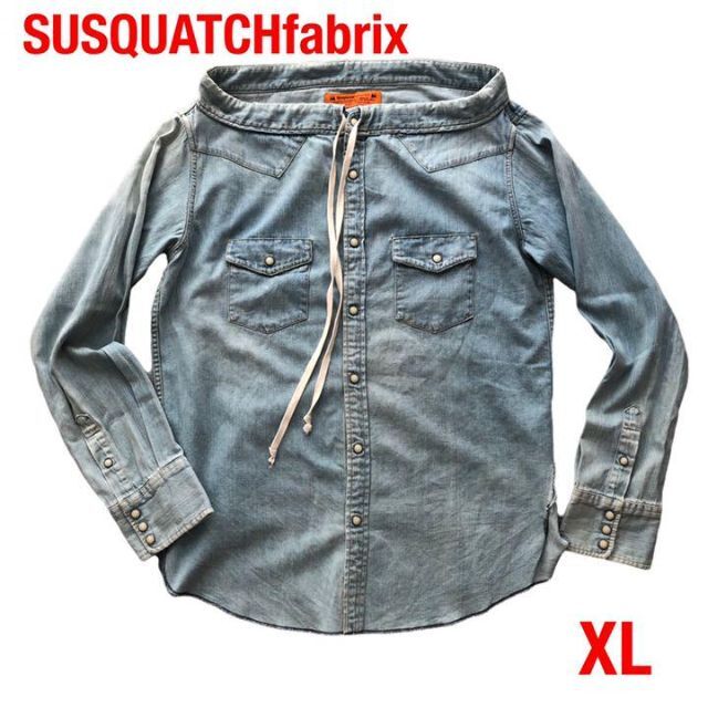 SASQUATCHfabrix　デニムシャツ　XLサスクワァッチファブリックス