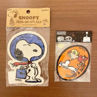 スヌーピー(SNOOPY)のスヌーピーアイロンワッペン　SNOOPY 未開封　キッズ　ピーナッツ　かわいい(その他)