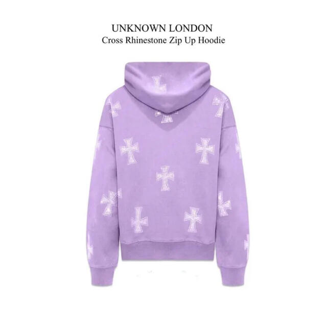 UNKNOWN london ジップアップパーカー 良品✨ メンズ トップス