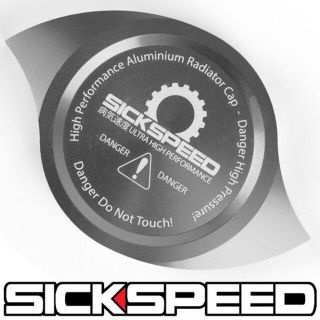 シックスピード ラジエーターキャップカバー ポリッシュ USDM 汎用