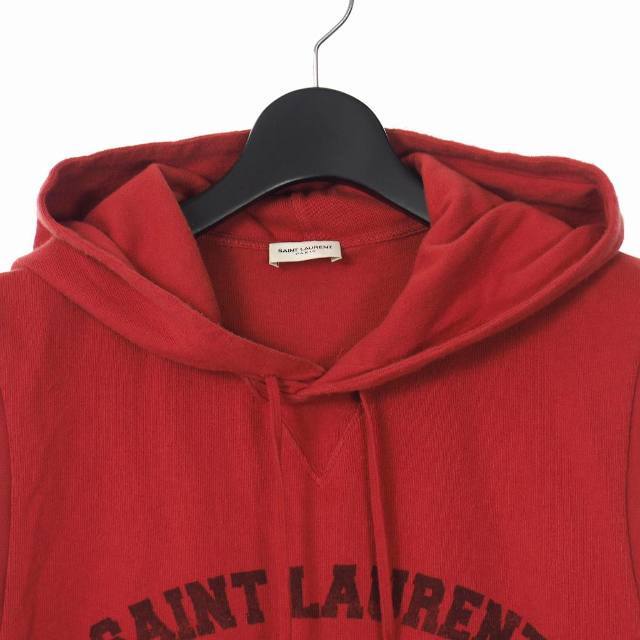 Saint Laurent - サンローラン パリ 22SS ノースリーブ フーディ
