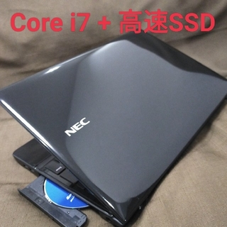 トップ 高スペック/爆速4コア i7/メモリ16/SSD500/ブルーレイノートパソコン ノートPC