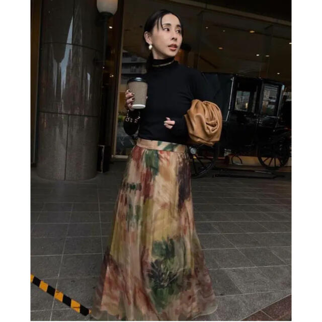 新品未使用タグ付き☆UND WILLOW PAINT PLEATS SKIRT