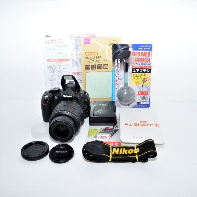 お買い得モデル ❤美品❤スマホ転送動画撮影OK❤NIKON D3100❤①