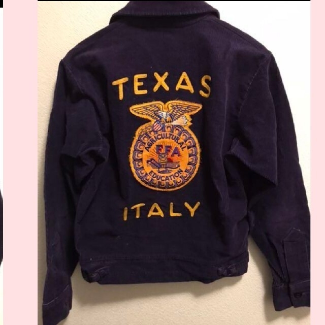 FFAコーデュロイジャケット　「TEXAS」「 ITALY」