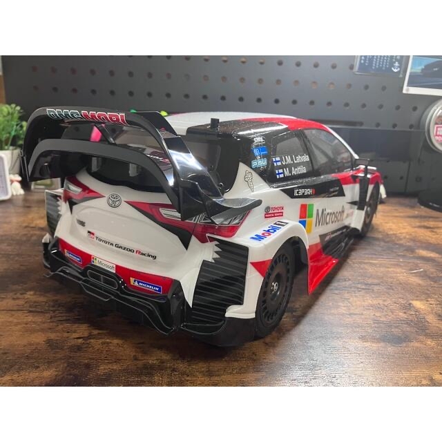 トヨタ(トヨタ)の（専用）1/10RCXBトヨタガズーレーシング WRT/ヤリス WRC+オマケ多 エンタメ/ホビーのおもちゃ/ぬいぐるみ(ホビーラジコン)の商品写真