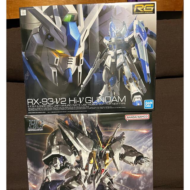 未組立 HGUCガンプラセット クスィーガンダム RG Hi-νガンダム Ξ うの