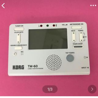 コルグ(KORG)のKORG TM-60 コンボ　チューナーメトロノーム美品(その他)