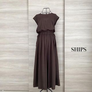 シップス(SHIPS)のSHIPS シップス　サイドリボン 2WAY ワンピース(ロングワンピース/マキシワンピース)