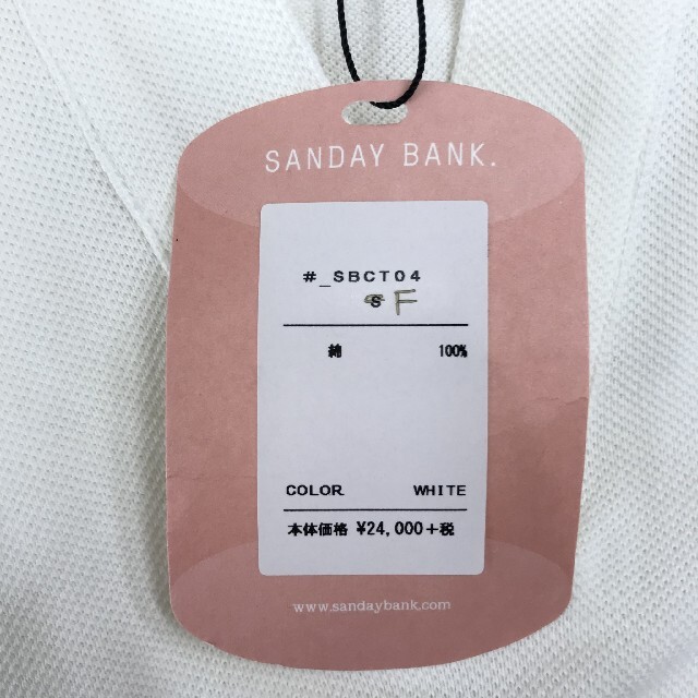 【sandy bank.】開襟ロングシャツワンピース 未使用タグ付き 6