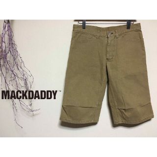 マックダディー(MACKDADDY)のMACKDADDY(マックダディー) ハーフパンツ　ブラウン　XS(ショートパンツ)