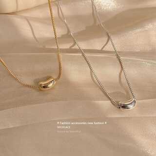 #852 import neckless : drop beans gold