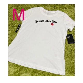 ナイキ(NIKE)の【新品】NIKE ナイキ M スウッシュ Tシャツ プリントT ホワイト 白T(Tシャツ(半袖/袖なし))