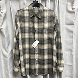 オーラリー(AURALEE)のAURALEE SUPER LIGHT WOOL CHECK SHIRTS(シャツ)