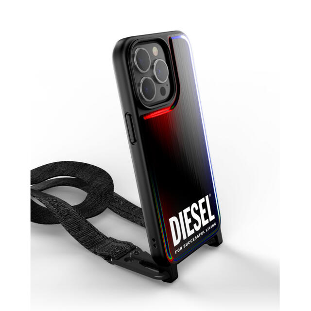 DIESEL(ディーゼル)のdiesel ディーゼル iPhone 13 Pro NECKLACE CASE スマホ/家電/カメラのスマホアクセサリー(iPhoneケース)の商品写真