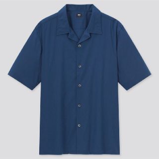 ユニクロ(UNIQLO)のユニクロ　オープンカラーシャツ　S(シャツ)