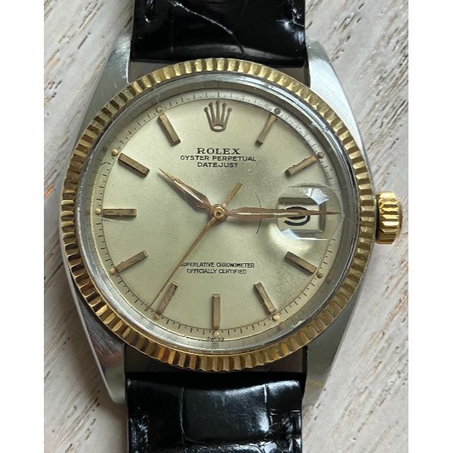 ROLEX(ロレックス)の盆休値下げ ROLEX ロレックス 1601 デイトジャスト 62年 SS/YG メンズの時計(腕時計(アナログ))の商品写真