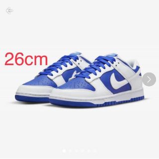 ナイキ(NIKE)のNike Dunk Low Racer Blue and White ナイキ(スニーカー)