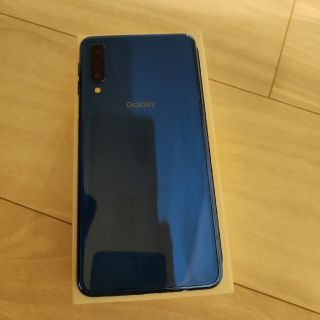 ギャラクシー(Galaxy)の【】SAMSUNG Galaxy A7 ブルー SM-A750C 楽天モバイル版(スマートフォン本体)