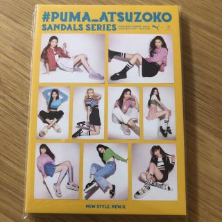 ニジュー(NiziU)の【新品未使用‼︎】NiziU×PUMAコラボ　ポストカード　メモ帳(アイドルグッズ)