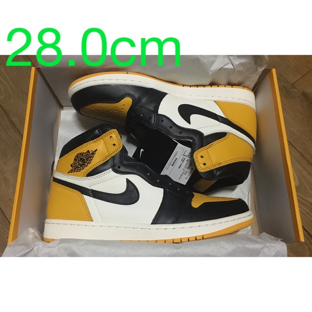 NIKE(ナイキ)のNike Air Jordan 1 High OG Taxi 28 ジョーダン  メンズの靴/シューズ(スニーカー)の商品写真