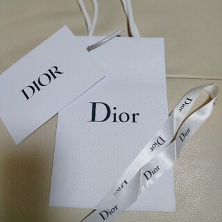 ディオール(Dior)のDior 紙袋 リボン付き　ノベルティ(ノベルティグッズ)