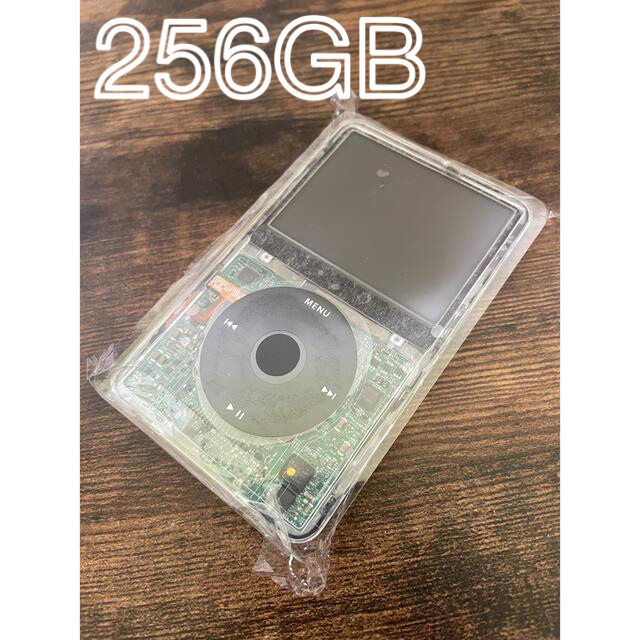 ipod classic 5.5世代 256GB スケルトンカスタム