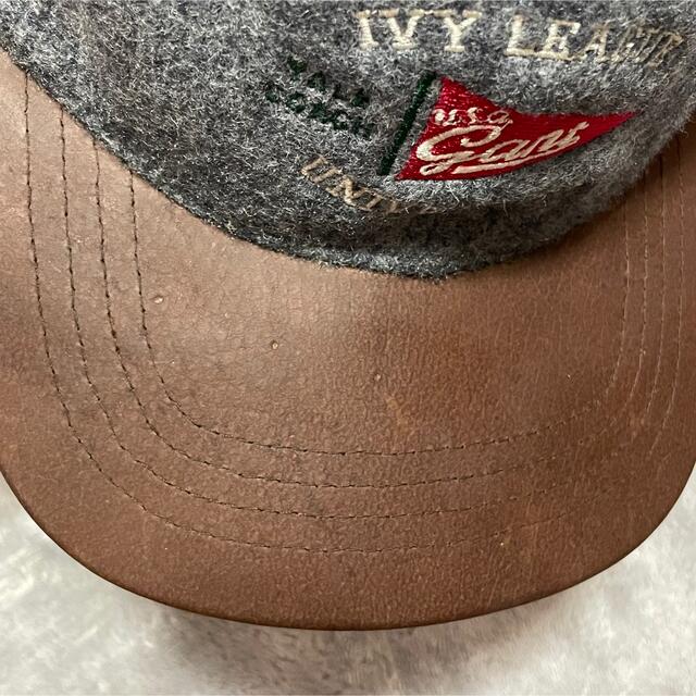 FILSON(フィルソン)の★ウール✖️レザー★ GANT USA ウールレザーキャップ　IVYLEAGUE メンズの帽子(キャップ)の商品写真