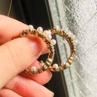 リリーブラウン(Lily Brown)のゴールド　パール　ピアス(ピアス)