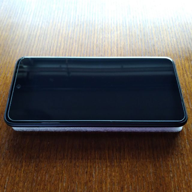 Redmi Note 10 JE グラファイトグレー　黒ケース＋ガラスフィルム付