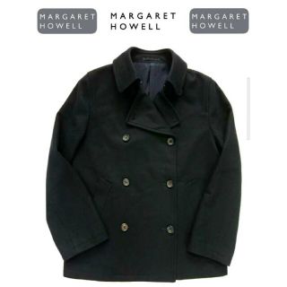 マーガレットハウエル(MARGARET HOWELL)のマーガレットハウエル 英国製 高級フラノウールダブルブレストPコート(ピーコート)