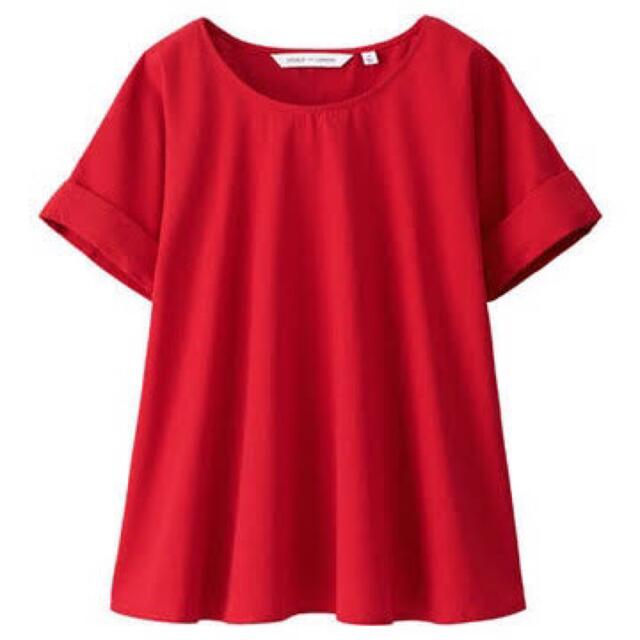 UNIQLO(ユニクロ)の[新品・未使用]ユニクロ　lemarie 半袖ブラウス レディースのトップス(シャツ/ブラウス(半袖/袖なし))の商品写真