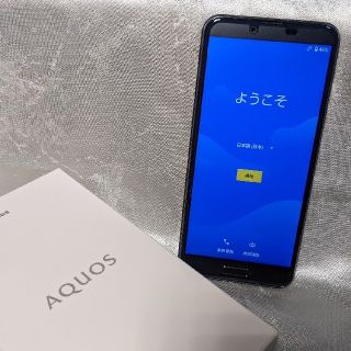 シャープ(SHARP)のSHARP AQUOS sense plus SH-M07ブラック SIMフリー(スマートフォン本体)