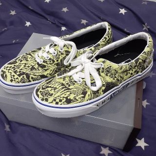 ヴァンズ(VANS)の【即日発送】VANS ERA  ライム イエロー プリント スニーカー(スニーカー)