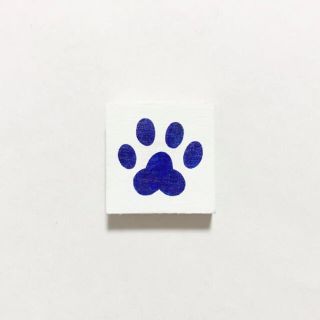 肉球　足跡　犬　猫　わんこ　にゃんこ　消しごむハンコ　消しゴムはんこ　スタンプ(はんこ)