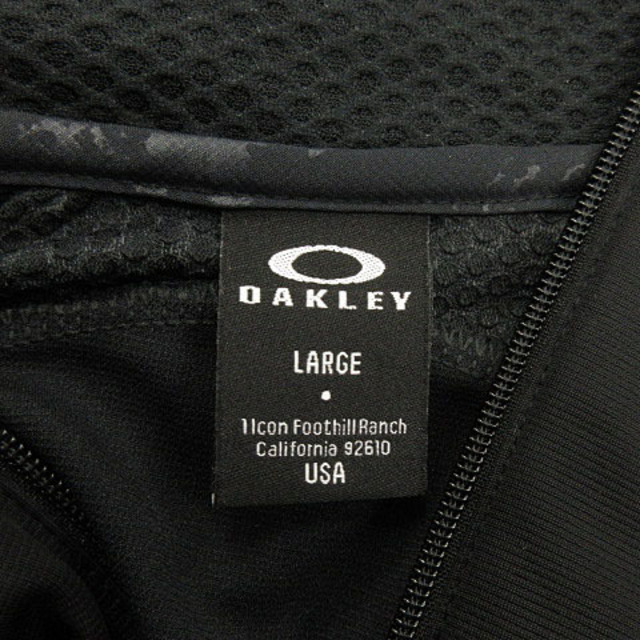 Oakley(オークリー)のオークリー テクニカル ジャージ トラックジャケット スポーツウェア 黒 L メンズのトップス(ジャージ)の商品写真