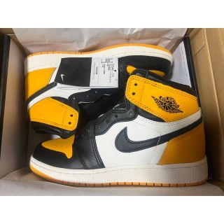 ナイキ(NIKE)のNike GS Air Jordan 1 High OG Taxi ジョーダン(スニーカー)