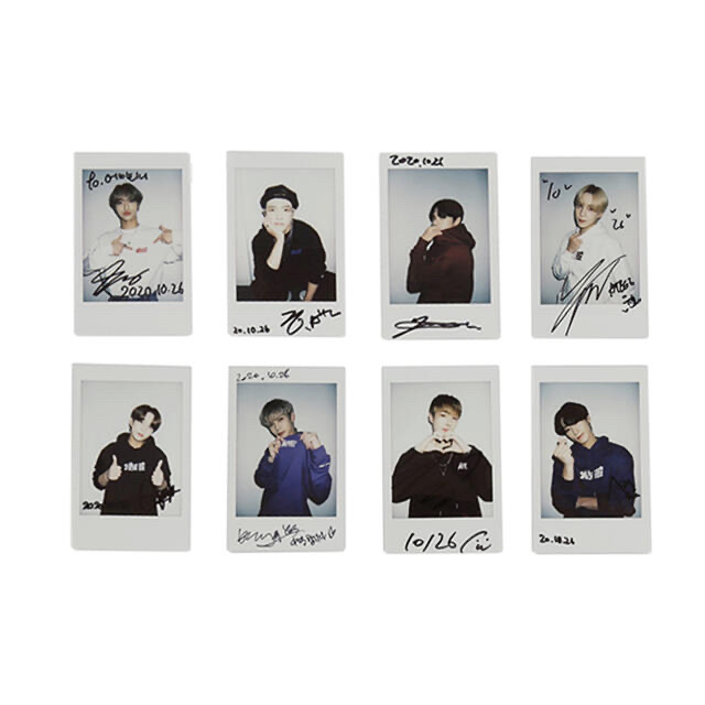 3%OFFクーポン利用でポイント最大8倍相当 ateez サン ポラロイド 直筆