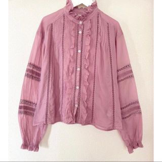 イザベルマラン(Isabel Marant)のisabel marant etoileイザベルマランエトワール フリルブラウス(シャツ/ブラウス(長袖/七分))