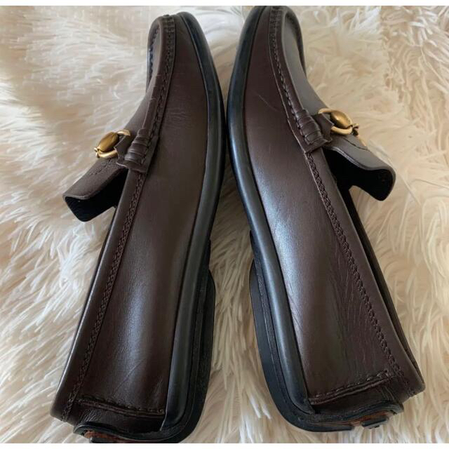 Gucci(グッチ)の【良品】GUCCI グッチ ローファー ブラウン 22.5cm レディースの靴/シューズ(ローファー/革靴)の商品写真