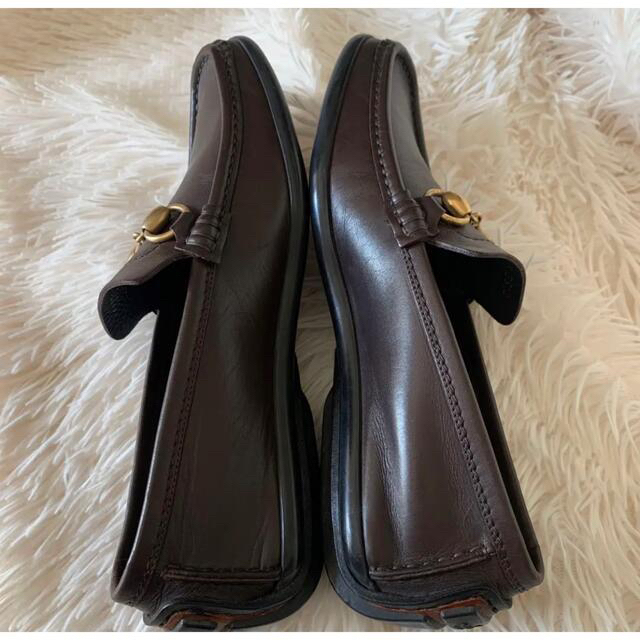 Gucci(グッチ)の【良品】GUCCI グッチ ローファー ブラウン 22.5cm レディースの靴/シューズ(ローファー/革靴)の商品写真