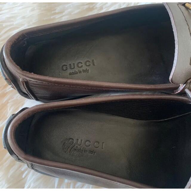 Gucci(グッチ)の【良品】GUCCI グッチ ローファー ブラウン 22.5cm レディースの靴/シューズ(ローファー/革靴)の商品写真