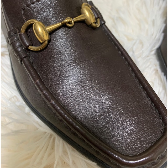 Gucci(グッチ)の【良品】GUCCI グッチ ローファー ブラウン 22.5cm レディースの靴/シューズ(ローファー/革靴)の商品写真